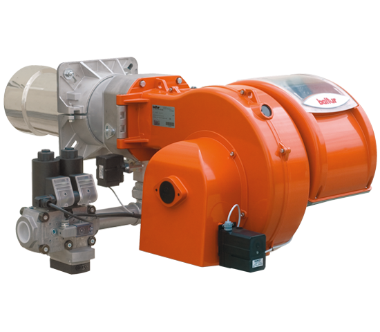 TBG LX ME V CO. Progressive/modulating two-stage gas burners with low polluting emissions with electronic cam.