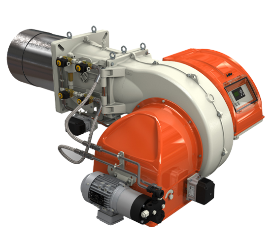 TBML LX ME. Bruciatori misti di gas/gasolio a due stadi progressivi/modulanti con camma elettronica