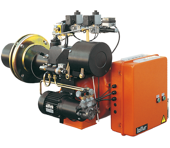 COMIST DSPGM. Progressive/modulating two-stage mixed gas/light oil burners.