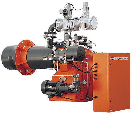 GI MIST DSPGM. Progressive/modulating two-stage mixed gas/light oil burners.