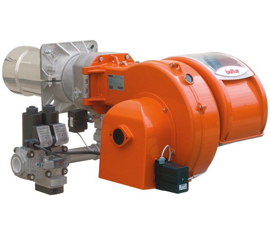 TBG ME V CO. Quemadores de gas de dos etapas progresivos / modulantes con leva electrónica y control de CO